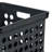 Sterilite Stackable Plastic Storage Open Crate Bin Organizer Box, White
