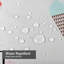 Rideau de douche imperméable à l'eau avec 12 crochets-1043154927