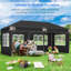 20 Ft. W x 10 Ft. D Steel Pop-Up Canopy-112899425