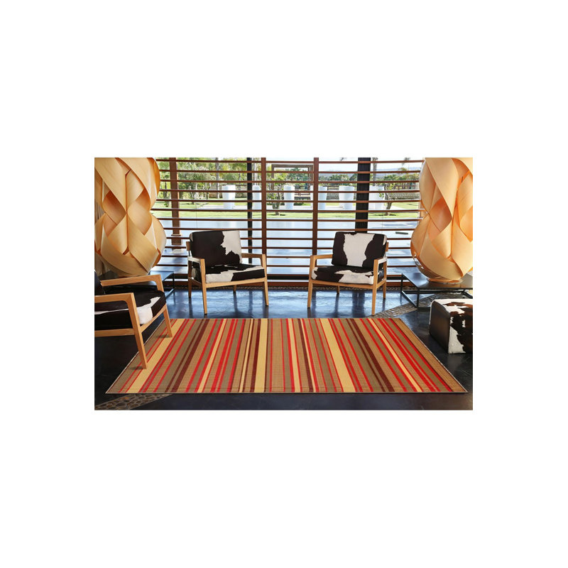 Tapis tissé à motif lavable, Sous-tapis rectangulaire de 3 pi 3 po x 4 pi 11 po