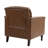 Enoks Tufted Leather Armchair-1439899132