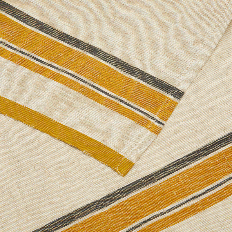 Antibes Napkin, Natural/Mustard