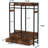 47.2" Rustic Brown Freestanding Closet Organizer