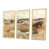 Toile naturelle avec cadre flottant