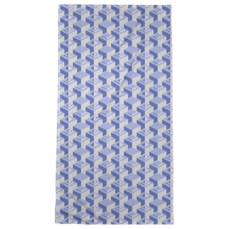 Jordao Beach Towel, Purple/Gray