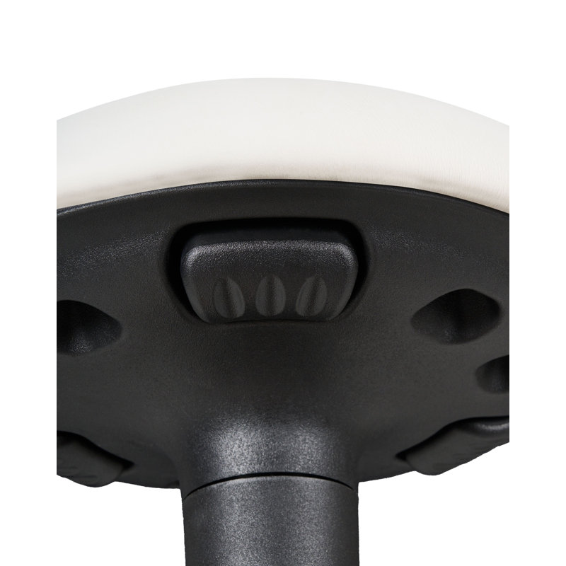 Adjustable Height Ergonomic Active Stool, White