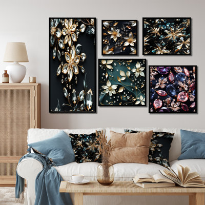Romain - Marble Canvas Art Print Set Of 5