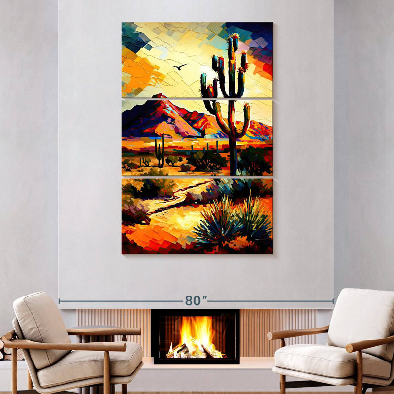 Alvord Sonoran Desert AZ III, H 74 po x l 48 po
