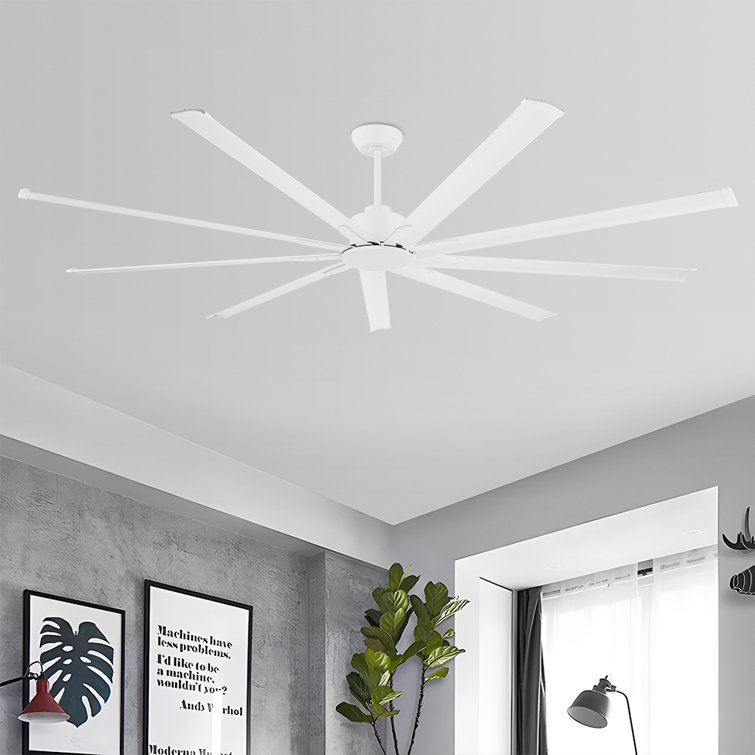 Layahna 96'' 9 Blades Indoor Ceiling Fan with Remote