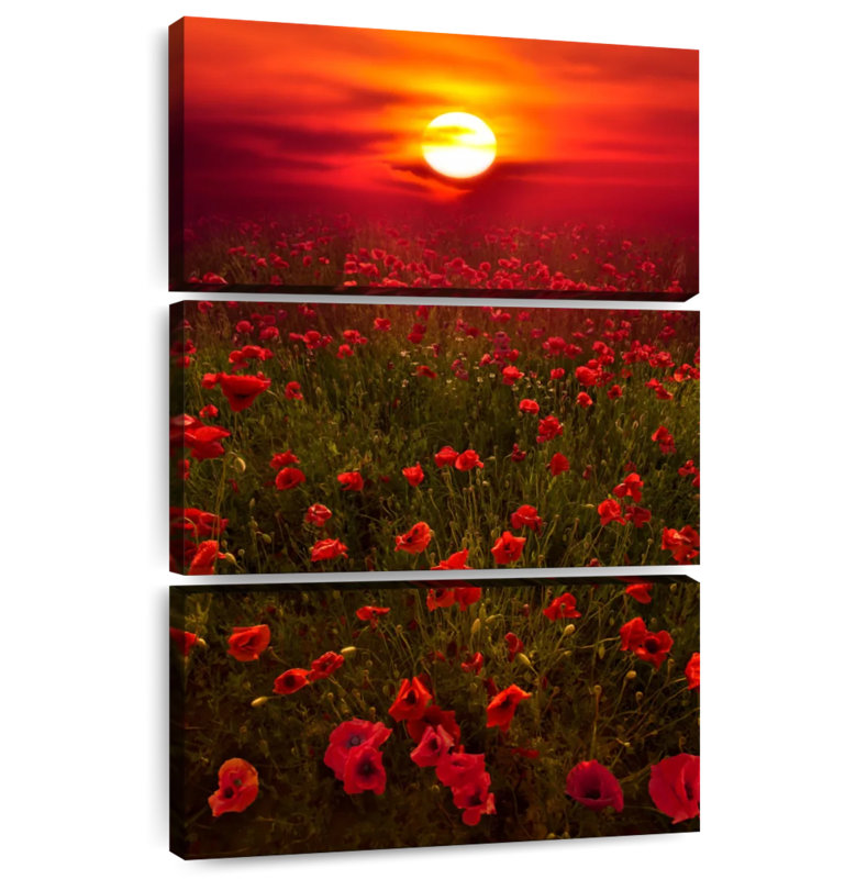 Harnek Warm Sunset Meadow, 38" H x 24" W