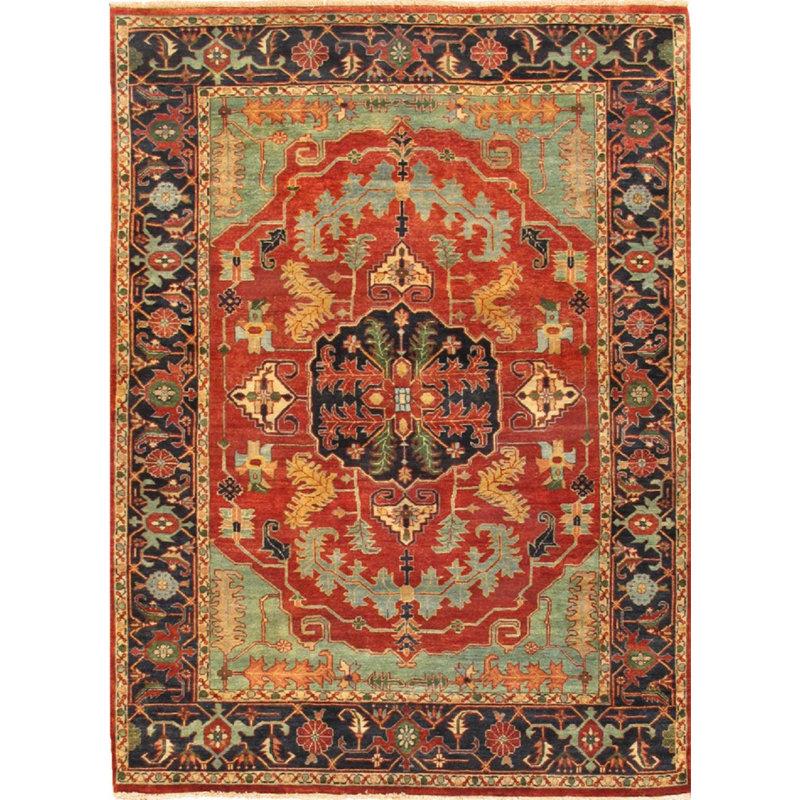 Oriental Area Rug, Rectangle 5'1" x 7'2"