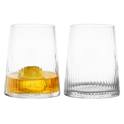 Zoya 13.5oz. Glass Drinking Glass Glassware Set
