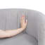 Canapé gris à dossier pivotant avec rangement - Solution compacte pour la chambre à coucher et le salon-543606399