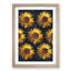 A Wall of Yellow Sunflowers - Picture Frame Painting Print-56738818-56738826