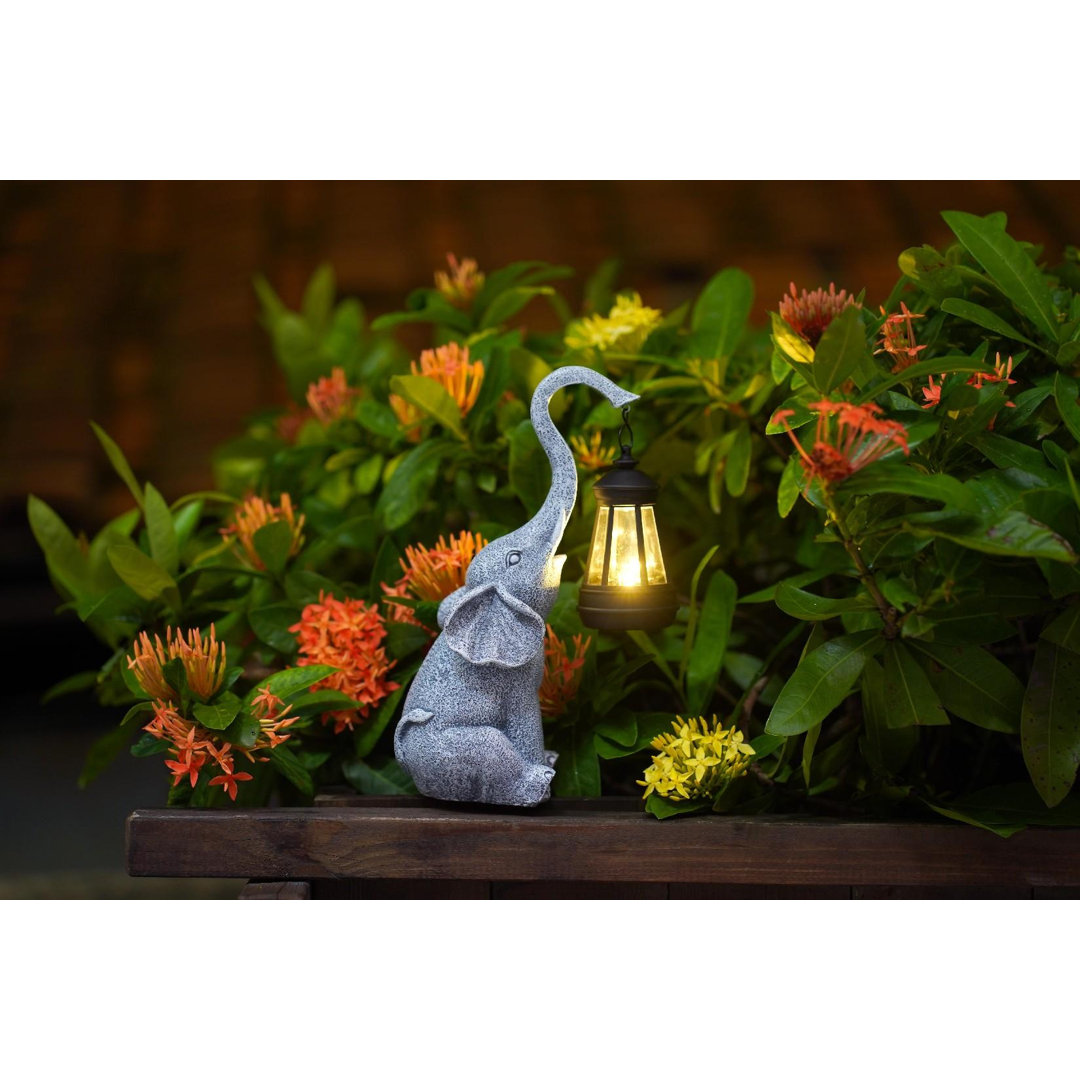 Everth Solar Elephant Statues for Garden Decor Birthday Gifts for Mom Grandma Mother's Day Gift Trinx