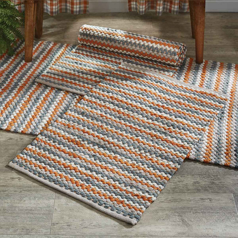 Tapis abricot et pierre Chindi, Rectangle 2 pi x 3 pi