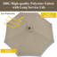Parasol en porte-à-faux 120 po Rollinsville-967626761