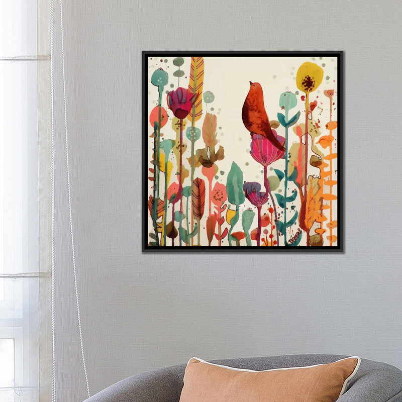 « encore un peu de temps », reproduction sur toile, H 26 po x l 26 po x P 1,5 po, Toile avec cadre noir