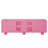 70.9" Modern Pink TV Stand with Storage, Arched Glass Doors & Drawers, Multi-Use Sideboard Buffet Cabinet-1654399420