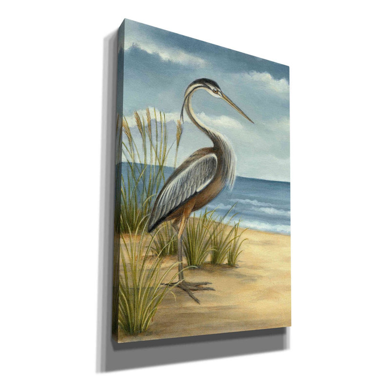«Shore Bird I» par Ethan Harper, art mural sur toile, H 26 po x l 18 po x P 0,75 po