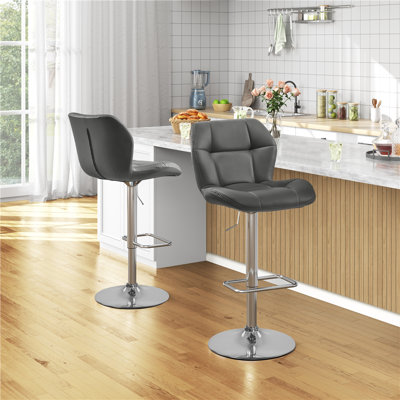 color Swivel Yes Upholstered Steel Faux Leather Yes Bar Stool