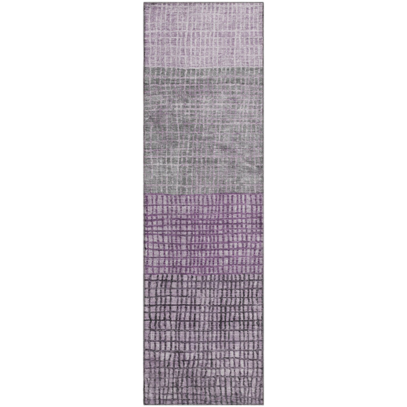 Premium Machine Washable Monnier AMF1831 Geometric Rug, Runner 2'3" x 7'6"