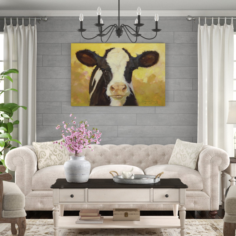 «Farm Pals III» par Carolyne Hawley, reproduction d'art sur toile, H 24 po x l 36 po x P 1 po, Papier
