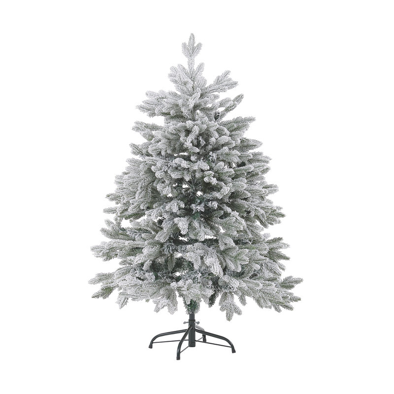 Foraker Artificial Pine Christmas Tree, 3.94ft H x 2.79ft W x 2.79ft D