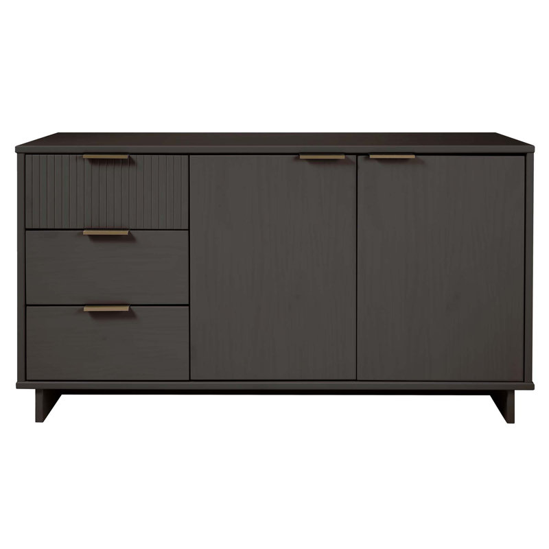 Granville 55" Sideboard In Charcoal Gray, Charcoal Gray