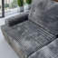 Canapé à compression quatre places style scandinave gris