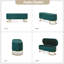 Banc de rangement moderne l 49,2 po Easthampton-1840127597