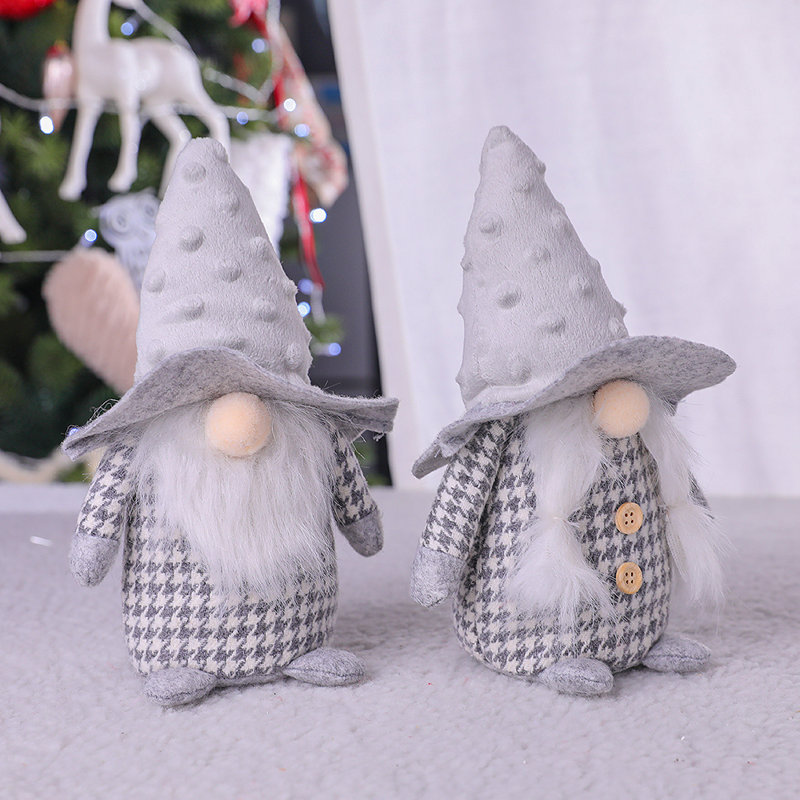 Ensemble de 2 décorations de Noël, H 7 po x l 3,25 po x P 2 po