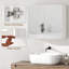 600mm W 550mm H Wall Mounted Required Medicine Cabinet Mirror