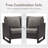 Nazime 105.1" Wide Outdoor Wicker Patio Sectional with Cushions-1166356629-1184371636