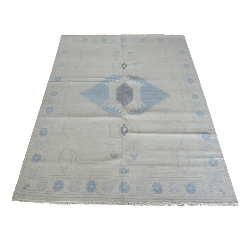 Tapis oriental turc Oushak noué à la main 8 pi 1 po x 10 pi 1 po 0FF87A3CADE647C98C37040C6ABF83C0
