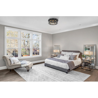 Masuda Glass Flush Mount