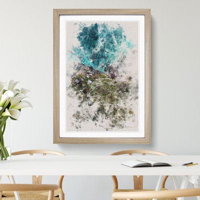 High Above Asturias in Spain - Picture Frame Graphic Art