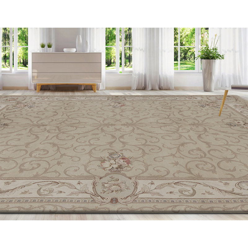 Tapis rectangulaire noué à la main