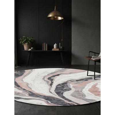 Tapis gris lavable à la machine