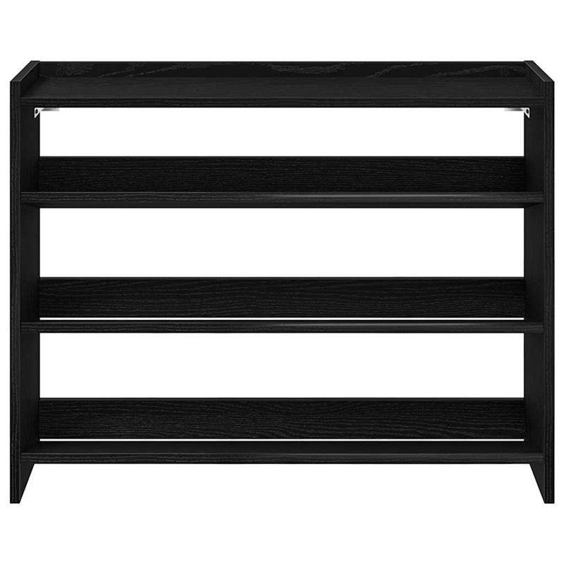 12 Pair Shoe Rack, Black