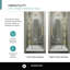Porte de douche à charnière sans cadre l 36 po x H 74,25 po-83967808