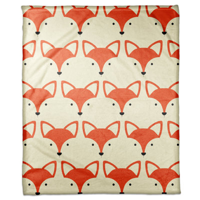 Jeté Emmett Collection Fox Face Friend