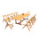 Surfliner Outdoor 13 - Piece Teak Dining Set