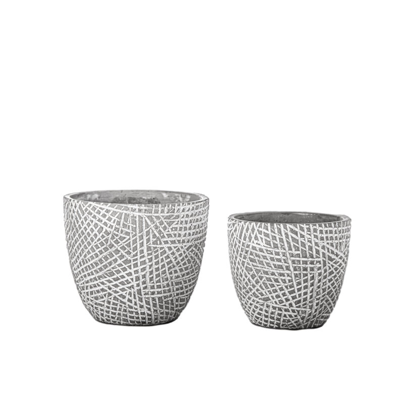 Ensemble de pots à fleurs 2 pièces