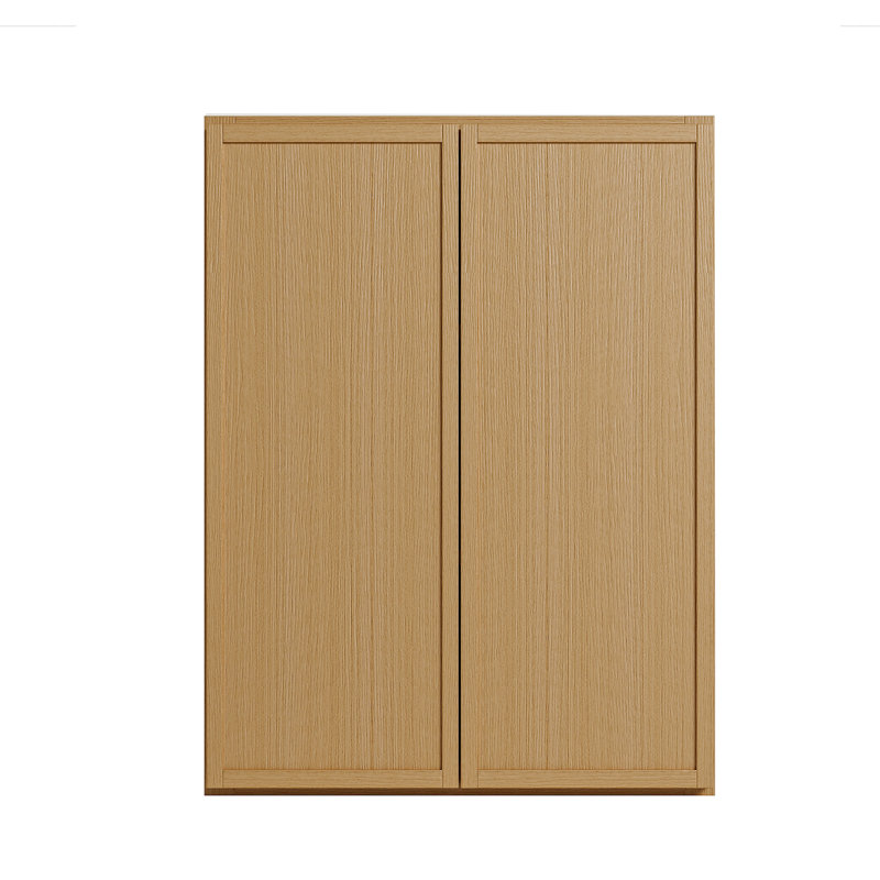 Armoire murale moderne en chêne blanc avec portes à cadre étroit, charnières à fermeture en douceur de qualité supérieure, options de largeurs multiples (12 po à 39 po) pour des aménagements de cuisine personnalisés