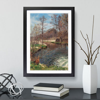 River Landscape - Picture Frame Graphic Art