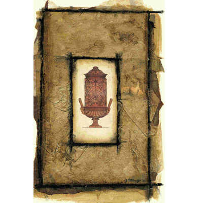 " Gilded Urn I " by Jennifer Goldberger Painting Print