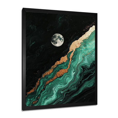 Mystic Reverie Of The Moon III - Space Canvas Print