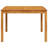 Outdoor Dining Table with Umbrella Hole Solid Acacia Wood-375733824-390870722
