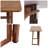 31.5" Wooden Standing Folding Table-117598821-125528946
